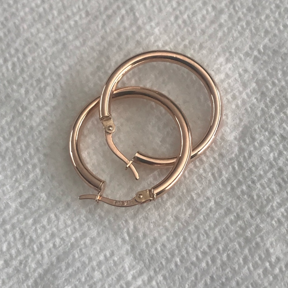 Elegant Gold Hoop Earrings